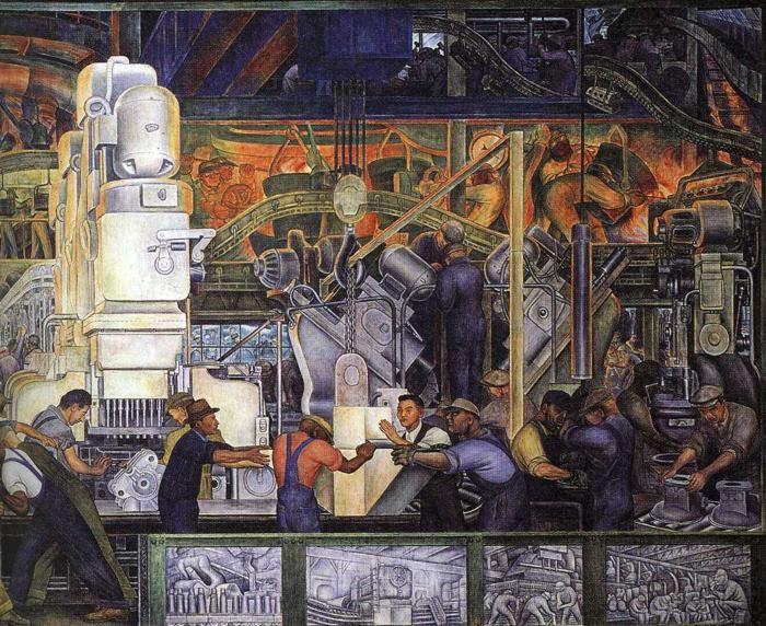 Diego Rivera. Detroit Industry.