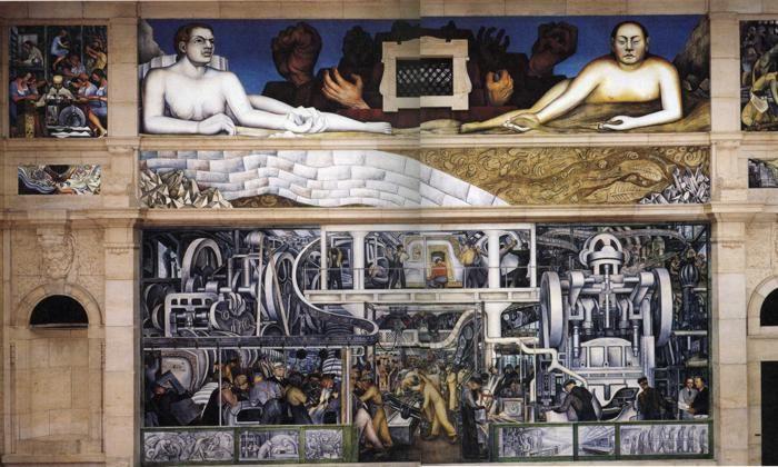 Diego Rivera. Detroit Industry.