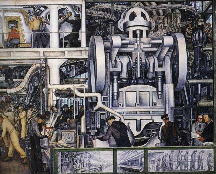 Diego Rivera. Detroit Industry.