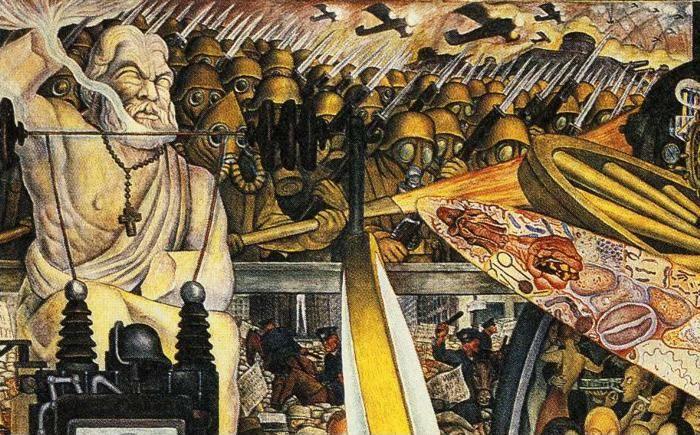 Diego Rivera. Man, Controller of the Universe. Detail.