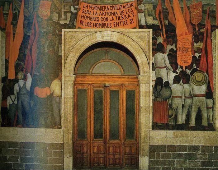 Diego Rivera. The Festival of the First of
May.