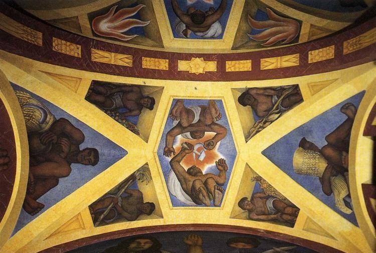 Diego Rivera. The Land's Bounty Rightfully
 Possessed.
