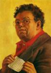 Self-Portrait Dedicated to
 Irene Rich. / Autorretrato dedicado a Irene Rich.
