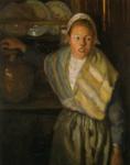 Diego Rivera. Breton Girl. / Muchacha bretona.