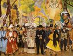 Dream of a Sunday Afternoon
 in Alameda Part. (central detail). / Sueno de...