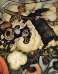 The Burning of the Judases. Detail.
