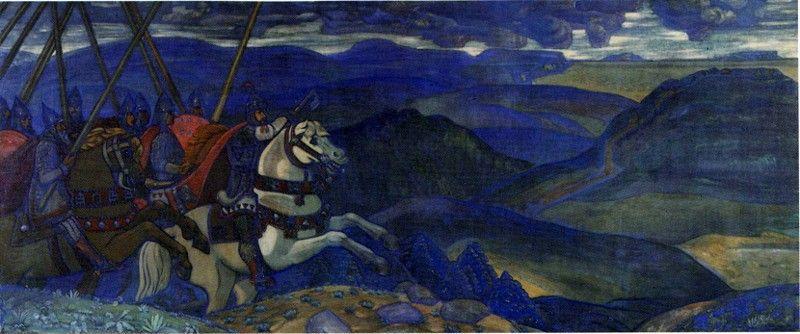 Nicholas Roerich. Vol'ga Svtatoslavovich. Bogatyrsky Frieze Suite.