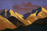The Himalayas. Mountains in Sunset Light.