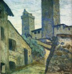 Nicholas Roerich. St.Gimigniano. Study.