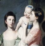 George Romney. The Leigh Family. Detail.