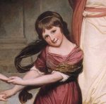 George Romney. The Levenson-Gower Children. Detail.