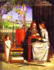 Dante Gabriel Rossetti. The Girlhood  of Mary Virgin.