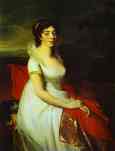 Jean-Laurent Mosnier. Portrait of Countess  Elisabeth Shakhovskaya.