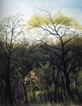 Henri Rousseau. Rendezvous in the Forest.