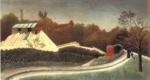 Henri Rousseau. Saw Mill, Outskirts of Paris.