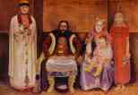Andrey Ryabushkin. A Merchant Family in the  XVII century.