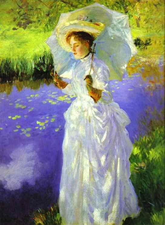 John Singer Sargent. A Morning Walk. Mrs. Violet Ormond, Artist's Sister.