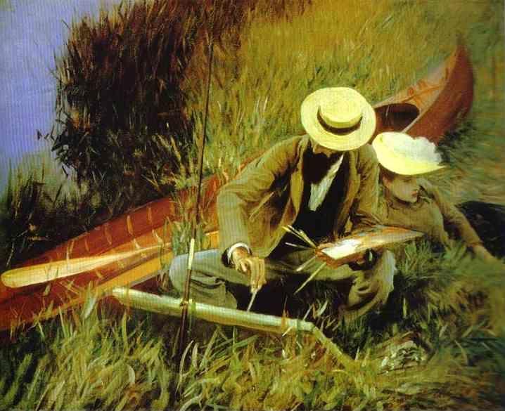 Paul Helleu Sketching His Wife Alice.
