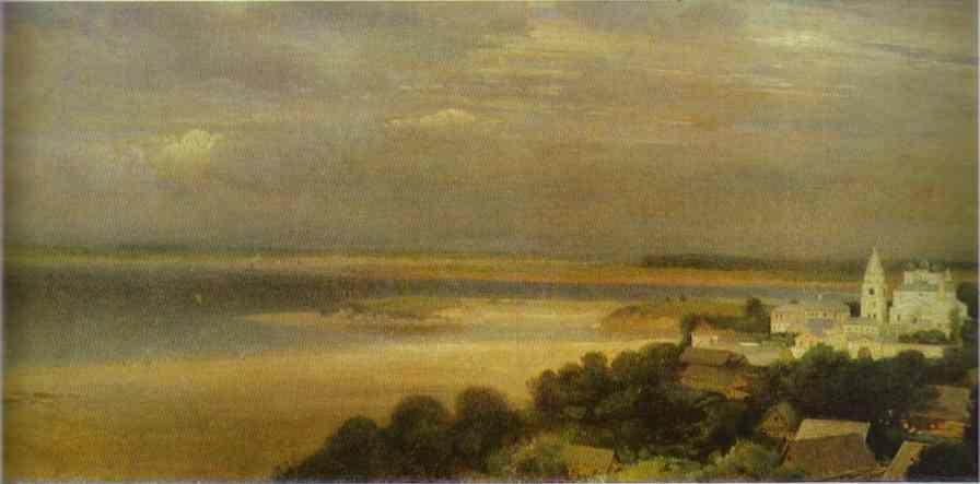 Alexey Savrasov. The Monastery of the Caves Near Nizhny Novgorod.