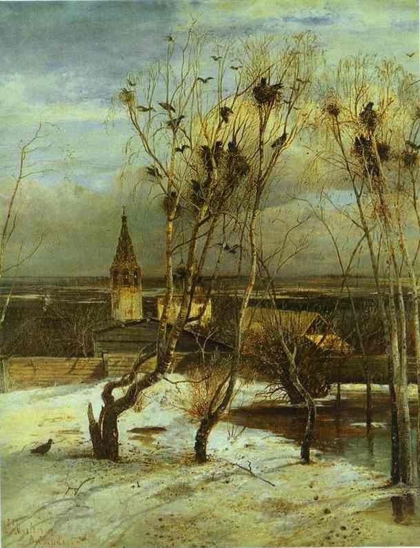 Alexey Savrasov. The Rooks Have Come.
