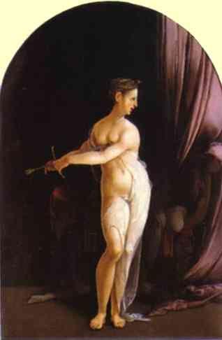 Jan van Scorel. Portrait of a Man. Verso: Lucretia.