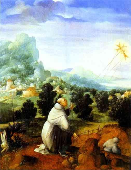 Jan van Scorel. The Stigmata of St. Francis.