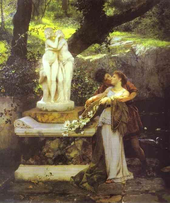 Henryk Siemiradzki. Following the Example of the Gods. Detail.