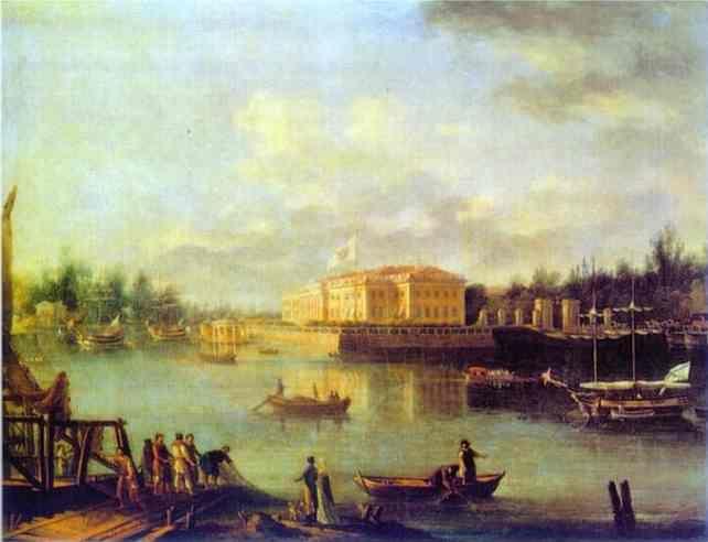 Semion Shchedrin. View on the Kamennoostrov Palace through Bolshaya Nevka from the Stroganov Seashore.