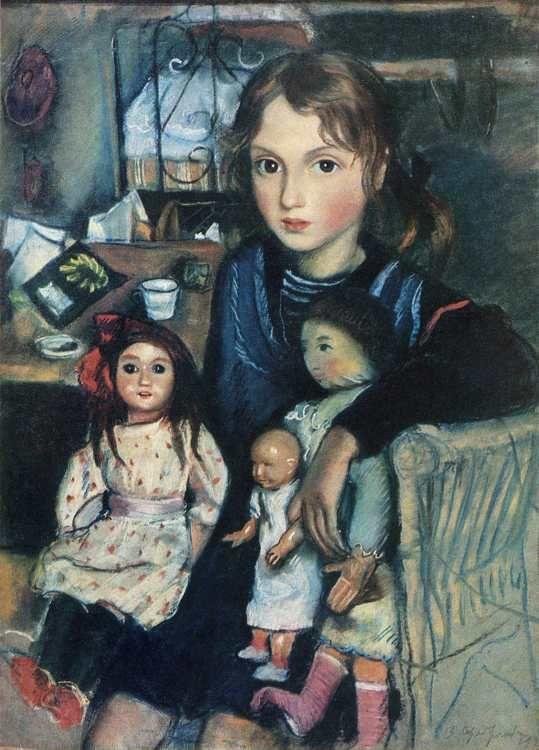 Katya with Dolls.