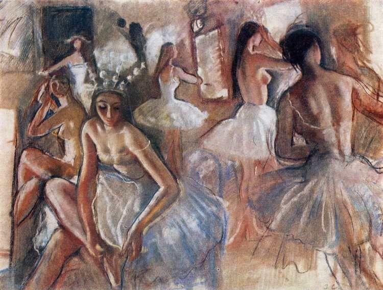 Dressing-room, Ballet Dancers.