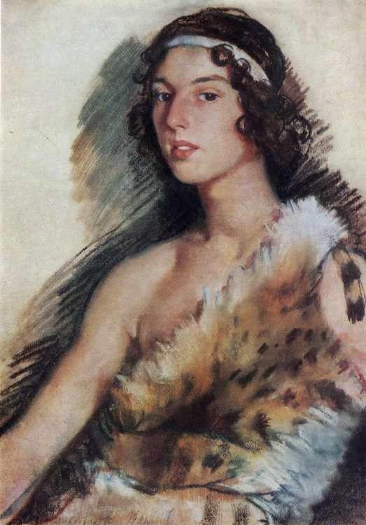 Portrait of Gheorghi Balanchivadze (George Balanchin) Dressed as Bacchus.