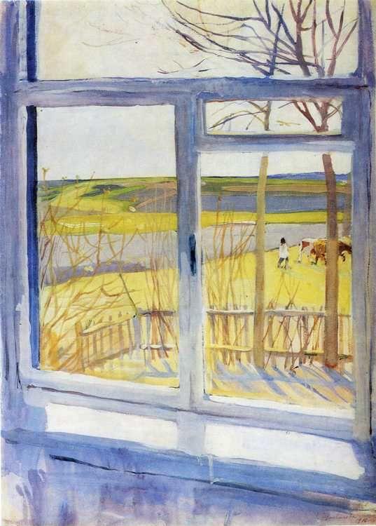 View from a Window. At Neskuchnoye.