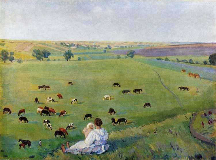 Grassland. Neskuchnoye.