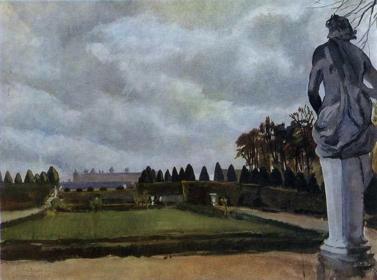The Park of Versailles in Autumn.