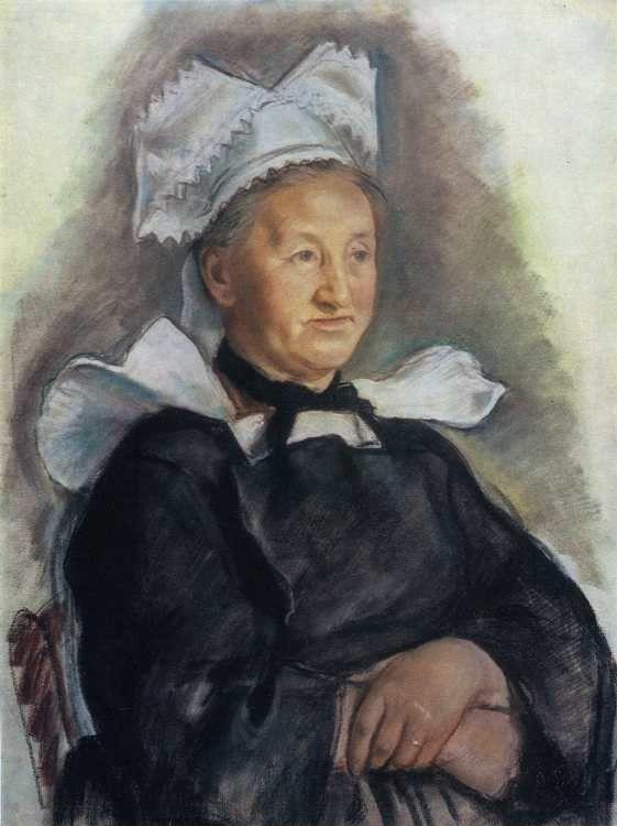 Old Woman in a Cap. Brittany.