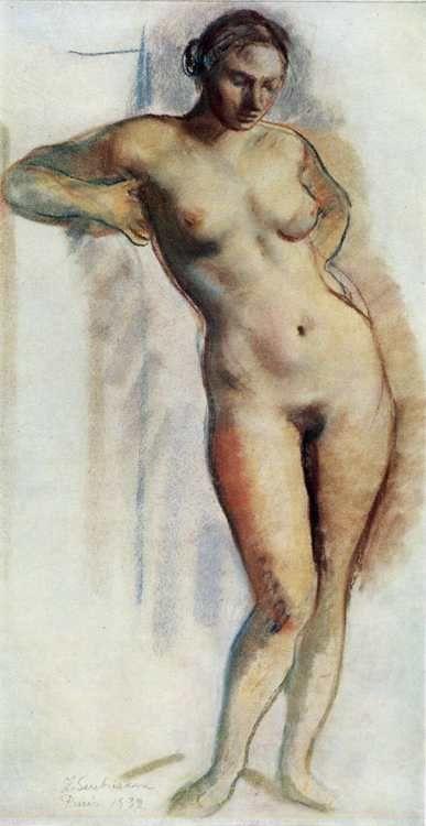 Standing Nude.