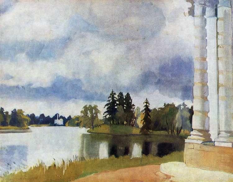 Lake in Tsarskoye Selo.