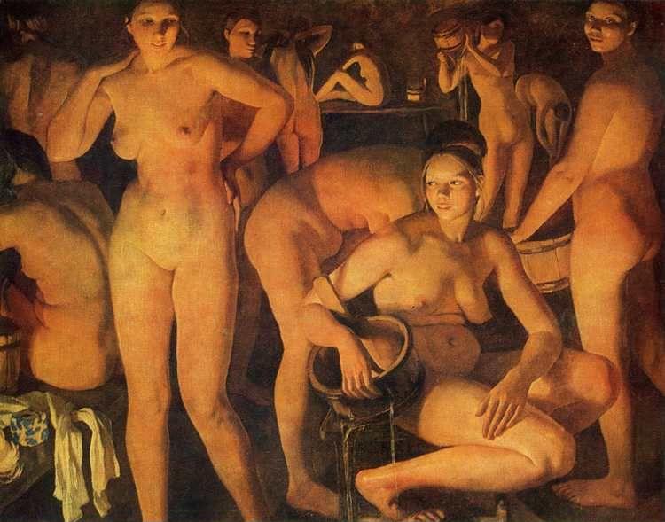 Zinaida Serebriakova. Bath House.