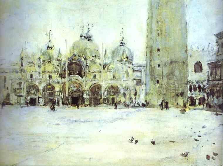Valentin Serov. St. Mark Plaza in Venice.