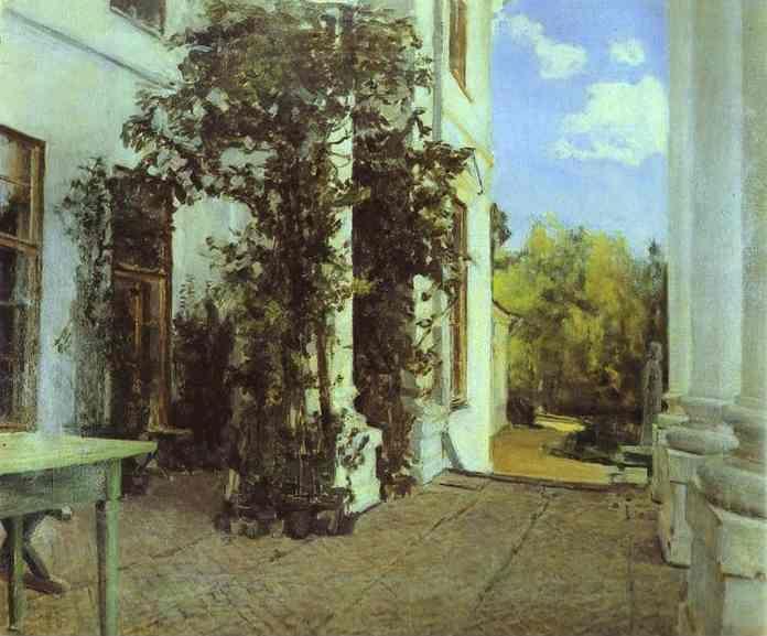 Valentin Serov. Terrace in Vvedensk.