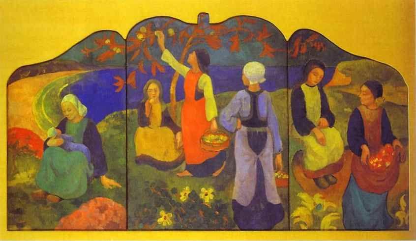 Paul Sérusier. Apple Harvest/La Cueillette des Pommes.