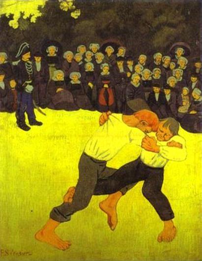 Paul Sérusier. Breton Wrestling.