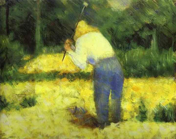 Georges Seurat. Le Tacheron.