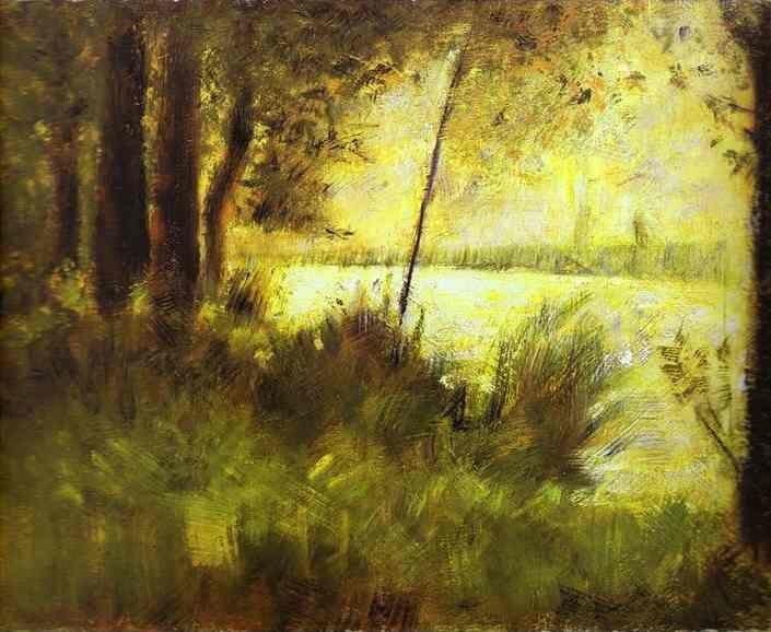 Georges Seurat. Grassy Hill.
