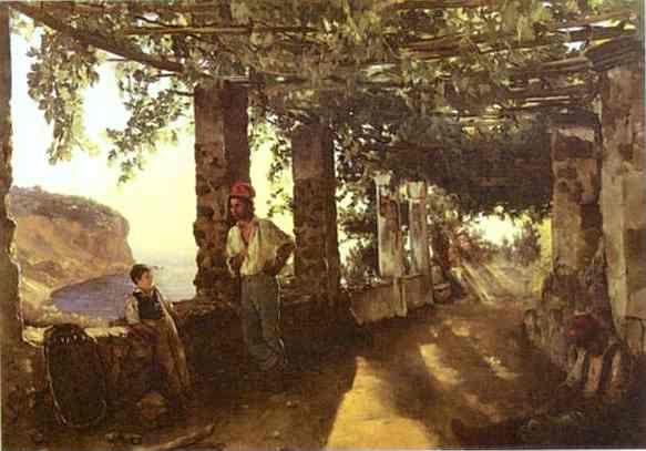 Sylvester Shchedrin. Terrace on the Seashore.