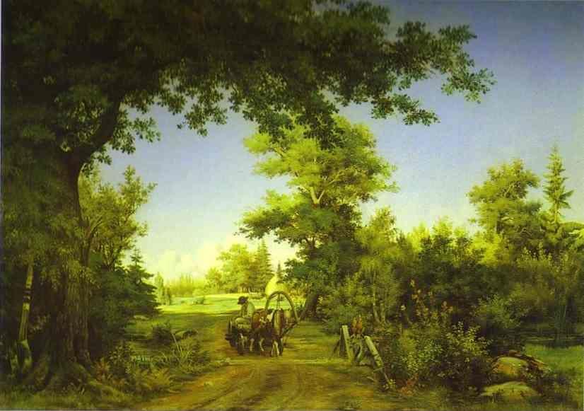 Ivan Shishkin. View in the Vicinity of St. Petersburg.