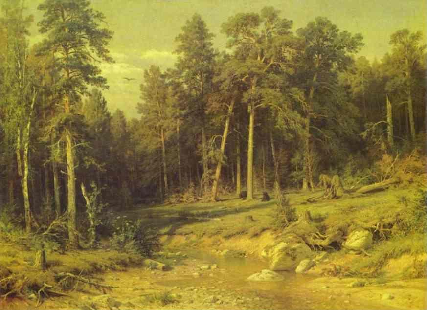 Ivan Shishkin. Pine Forest in Viatka Province.