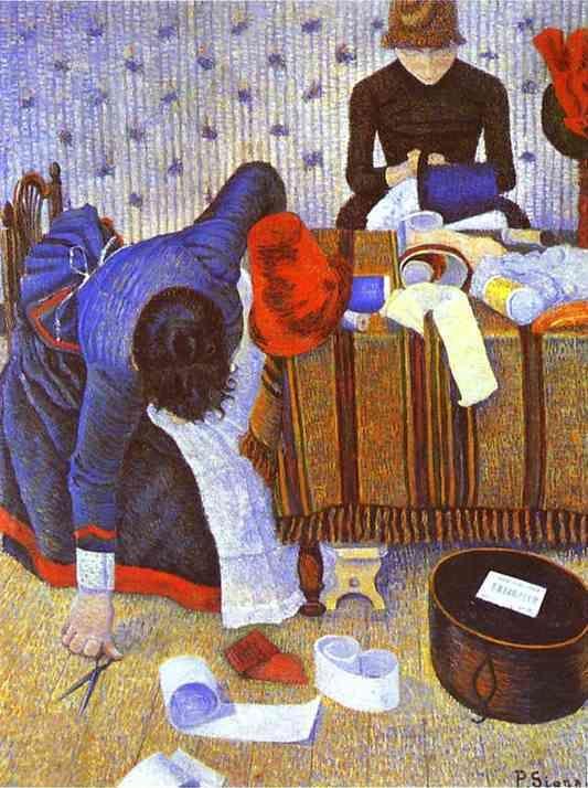 Paul Signac. Two Milliners, Rue du Caire.