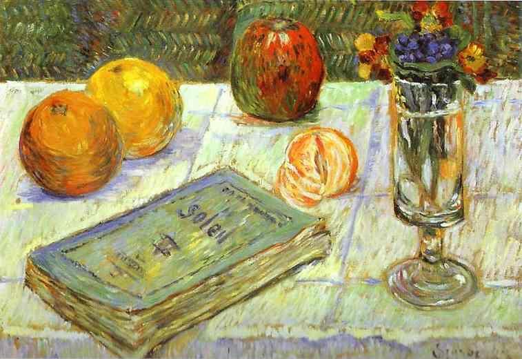 Paul Signac. Still Life with a Book.