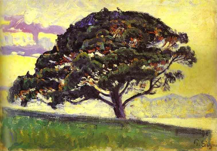 Paul Signac. The Pine, St. Tropez (Le Pin, Saint Tropez).